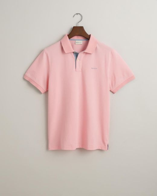 Gant Poloshirt in Pink für Herren
