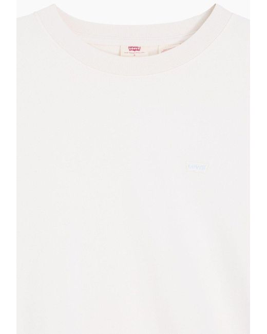 Levi's White Levi's® Sweatshirt EVERYDAY mit kleinem Logo auf der Brust