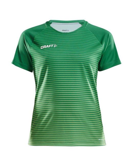 C.r.a.f.t Green T-Shirt Pro Control Stripe Jersey
