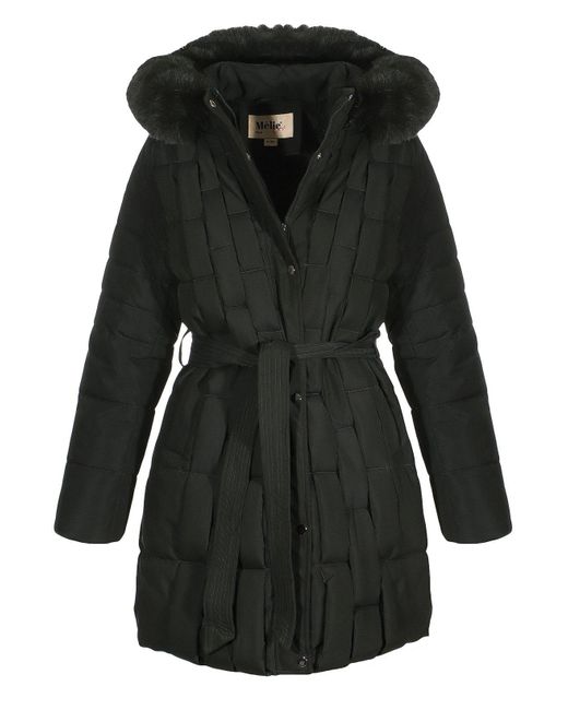 Aurela Damenmode Black Aurela mode Kurzmantel Steppmantel gefütterter mantel in großen Größen erhältlich