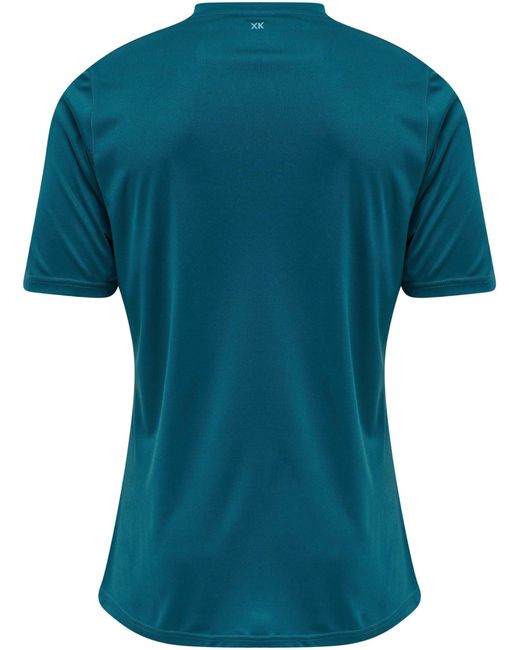 Hummel T-Shirt hmlCORE XK POLY JERSEY SHORTSLEEVE in Blue für Herren