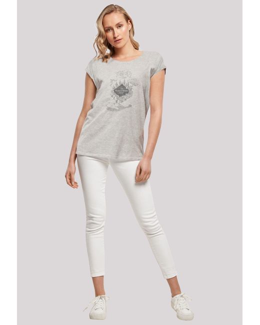 F4NT4STIC White T-Shirt Harry Potter The Marauder's Map Print