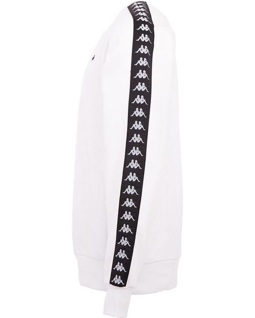 Kappa Longsleeve Langarmshirt in White für Herren