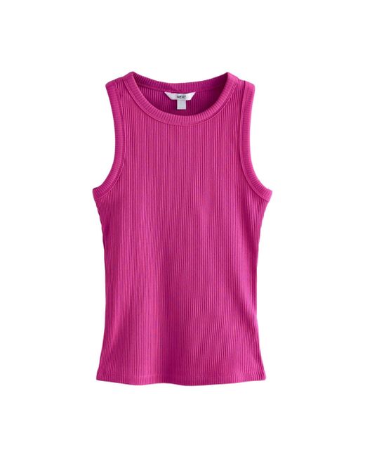 Next Pink Ä Geripptes Trägertop mit Racerback (1-tlg)