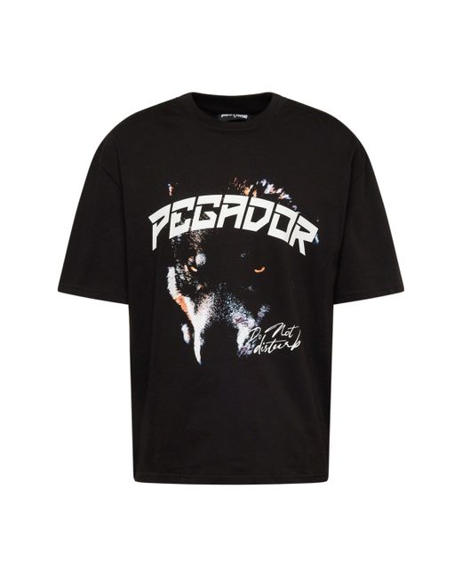 PEGADOR T-Shirt DONORA (1-tlg) in Black für Herren