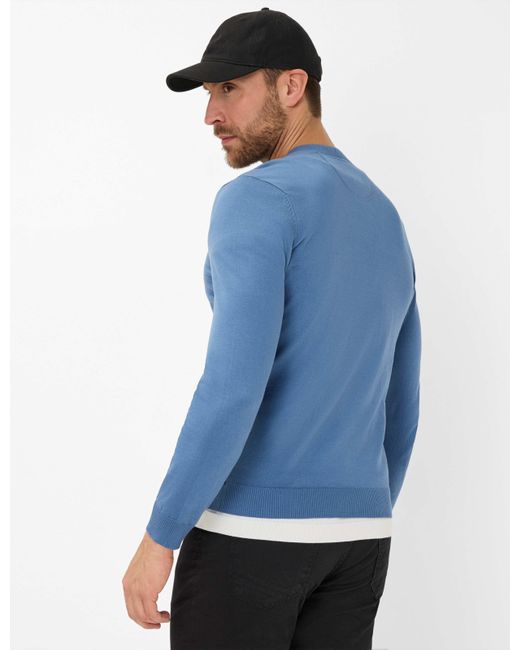 Brax Strickpullover Style VICO in Blue für Herren