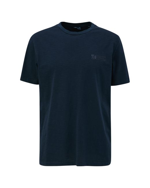 S.oliver T-Shirt in melierter Optik in Blue für Herren