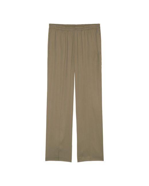 Marc O' Polo Natural 5-Pocket-Hose Pants, fluent jogger, pleat detail