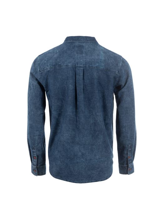 S'questo Langarmhemd Hemd /1 in Blue für Herren