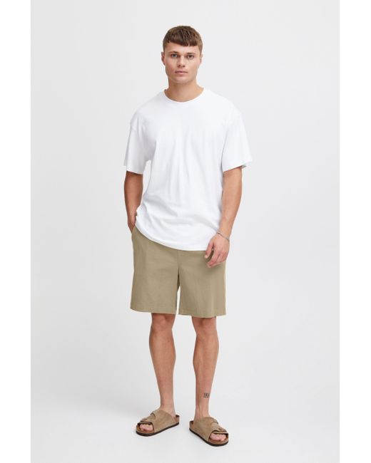 Solid Chinoshorts SDJoe Elasticated elastische Shorts mit Taschen in Natural für Herren