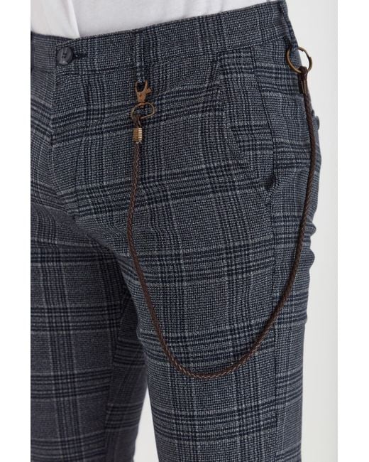 Solid SDTravis 6198065 Stoffhose mit Flechtriemen in Blue für Herren