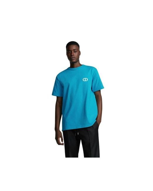Dior Print-Shirt CD ICON Logo Blau XXL in Blue für Herren