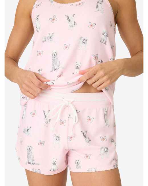 Pj Salvage Pink Pyjamashorts Butterfly Grove sleepwear schlafmode schlafanzug