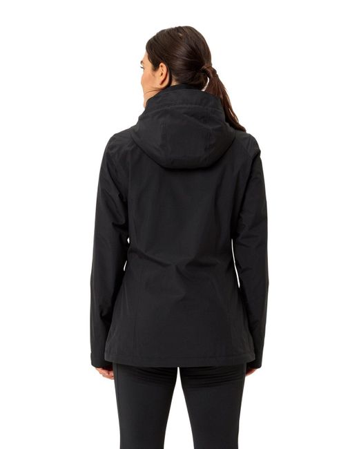 Vaude Black 3-in-1-Funktionsjacke Women's Rosemoor 3in1 Jacket II robuste Doppeljacke für Trekking und Wandern