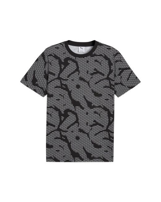 PUMA Essentials Logo Lab T-Shirt in Gray für Herren