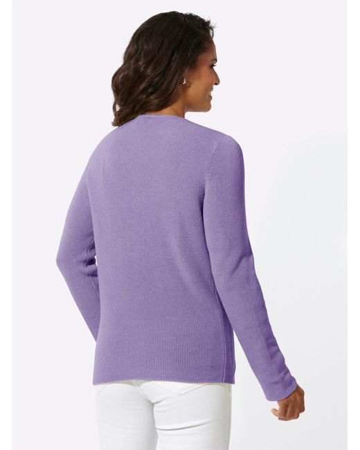 WITT Purple Strickjacke Twin-Set