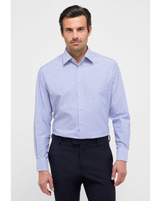 Eterna Langarmhemd MODERN FIT NON IRON (bügelfrei) in White für Herren