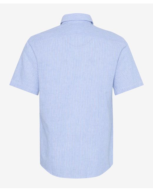Brax Kurzarmhemd in Blue für Herren