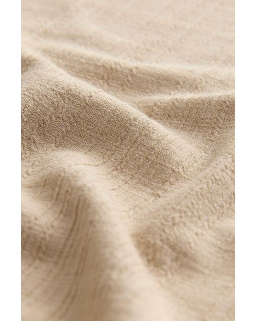 Next Relaxed Fit T-Shirt mit Struktur (1-tlg) in Natural für Herren