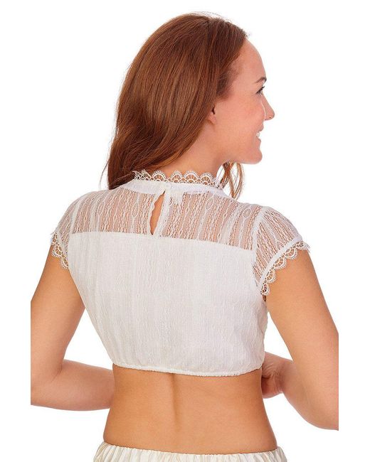 Spieth & Wensky White Dirndlbluse