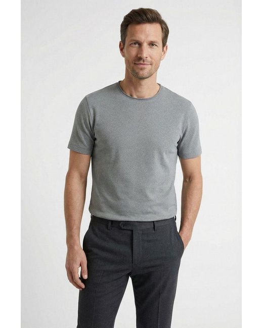 Olymp T-Shirt Casual in Gray für Herren