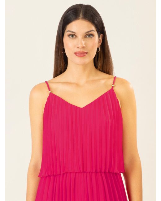 Apart Pink Jumpsuit in 2in1 Optik