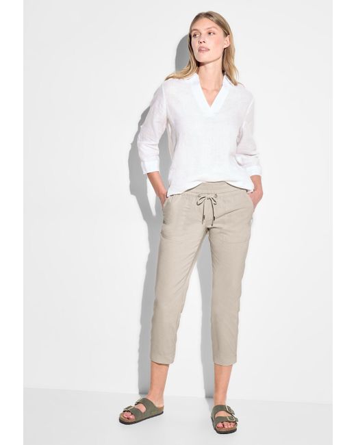 Cecil Natural Jogger Pants in 7/8-Länge