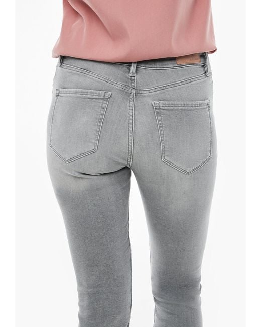 S.oliver Pink 5-Pocket-Jeans Izabell Skinny: Stretchjeans
