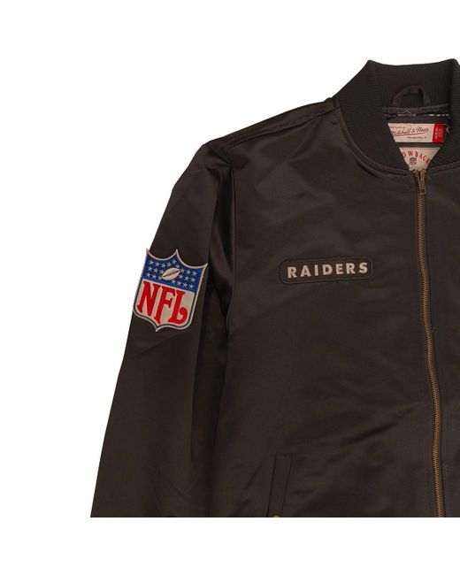 Mitchell & Ness Collegejacke Las Vegas Raiders in Black für Herren