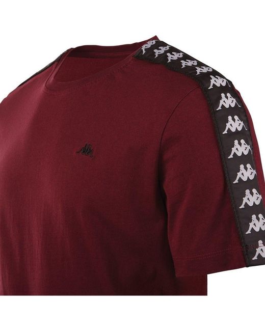 Kappa T- Basic Shirt in Red für Herren