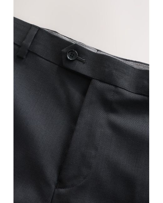 Next Anzughose Signature Nova Fides Hose aus Wolle im Regular Fit (1-tlg) in Blue für Herren