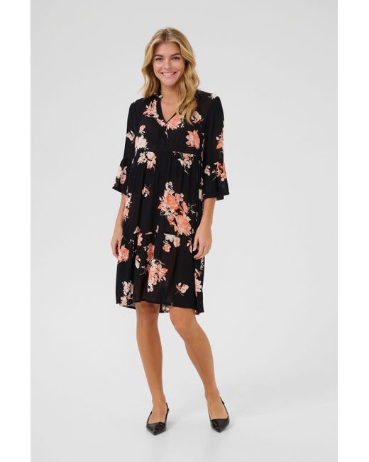 Kaffe Black Blusenkleid Kleid KAedita