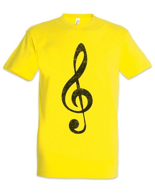 Urban Backwoods Print- Modern Clef T- Sitcom Family Philip Humphrey Shirt "Phil" in Yellow für Herren