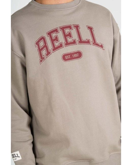 Reell Sweatjacke Team Crewneck in Blue für Herren