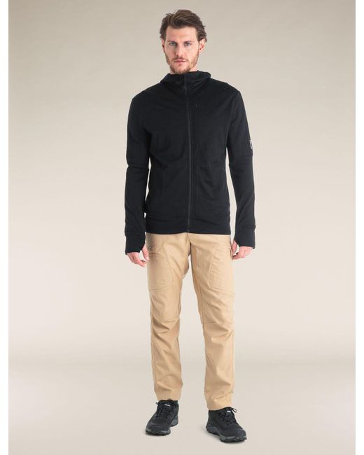 Icebreaker Fleecejacke in Black für Herren