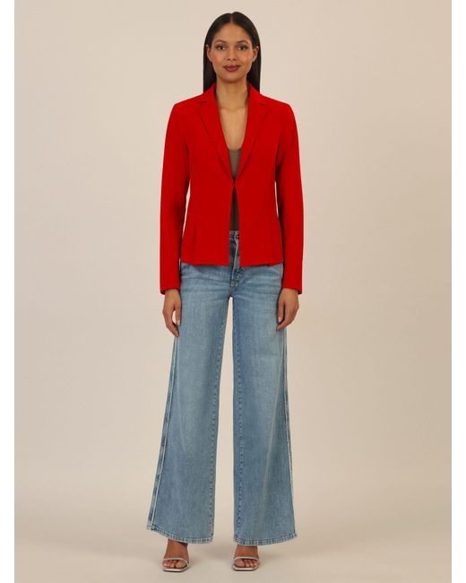 Apart Red Jackenblazer mit langgezogenem Revers und vorne langen Schlitzen