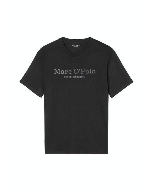Marc O' Polo Logo-T-Shirt regular in Black für Herren