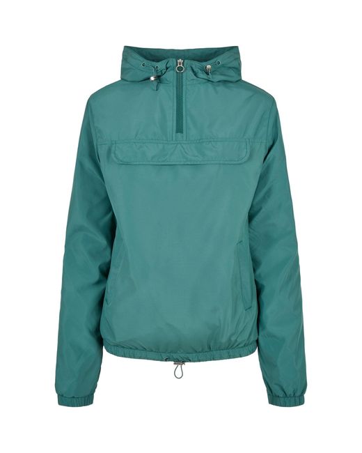 Urban Classics Green Bomberjacke Ladies Basic Pull Over Jacket
