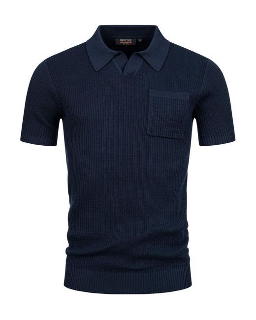 INDICODE INHarlo Poloshirt in einem zeitlosen klassischem Design in Blue für Herren