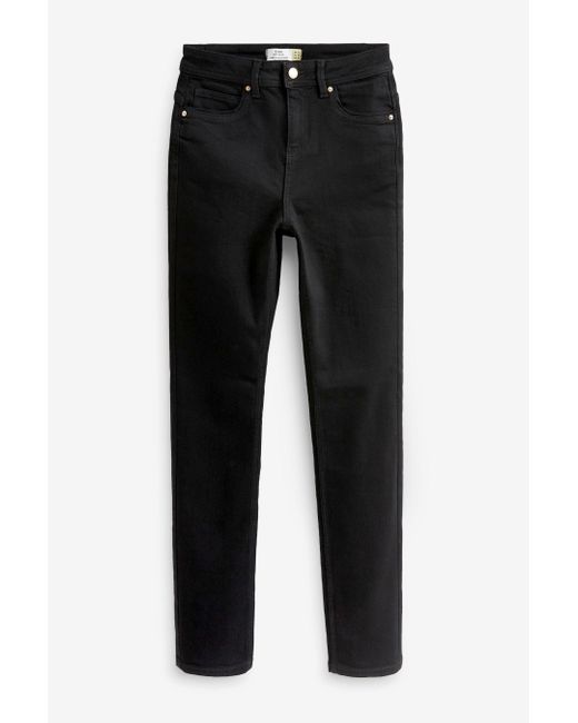 Next Black Superweiche Slim Fit Jeans (1-tlg)