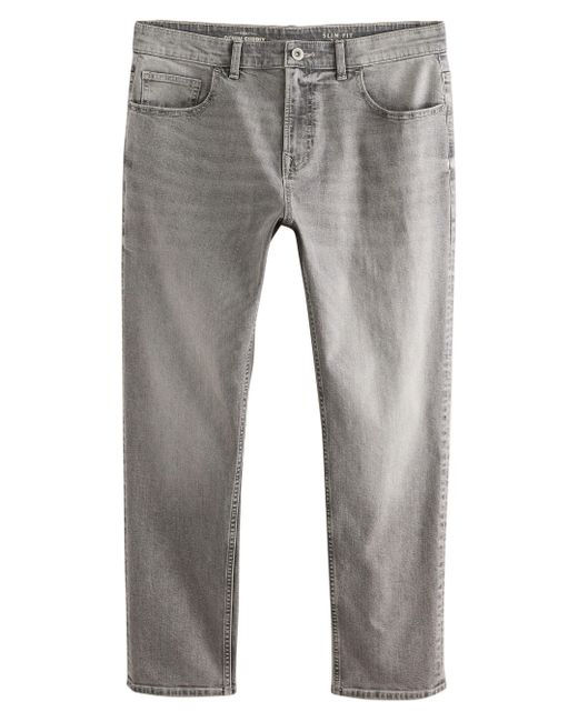 Next Klassische Slim Fit Stretch-Jeans, Single (1-tlg) in Gray für Herren
