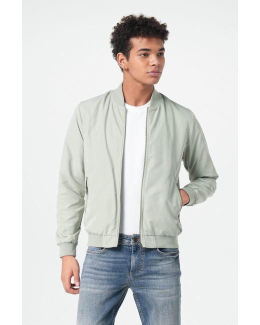 Miracle of Denim Lederjacke College Jacket (1-St) in Blue für Herren