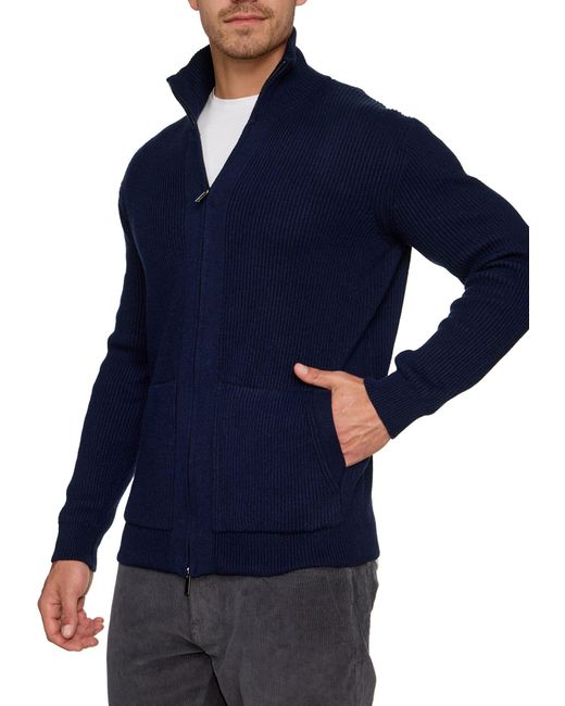 INDICODE Strickjacke INTurbino in Blue für Herren