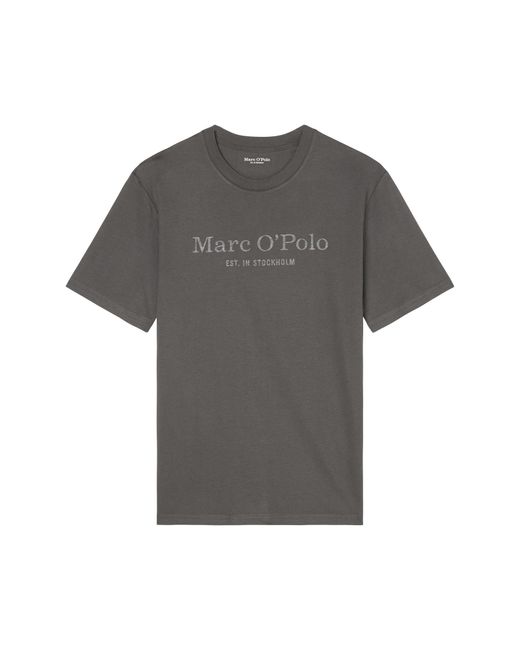 Marc O' Polo Logo-T-Shirt regular in Gray für Herren