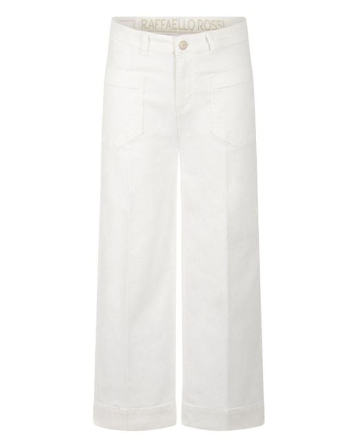 RAFFAELLO ROSSI White Regular-fit-Jeans Miru 6/8