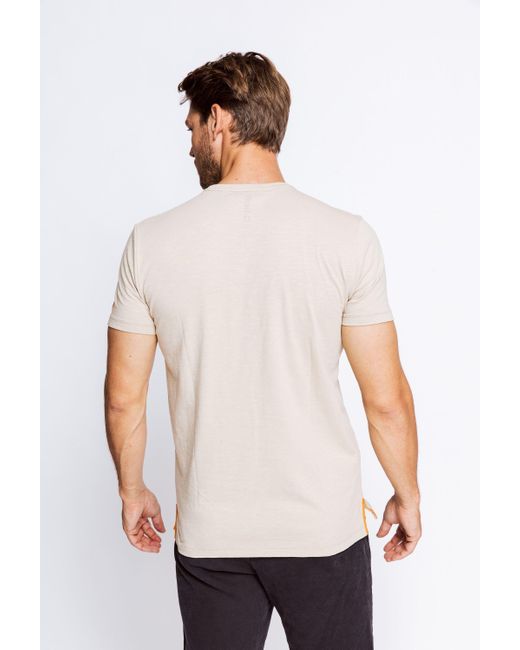 Zhrill T-Shirt TILL Sand (0-tlg) in White für Herren