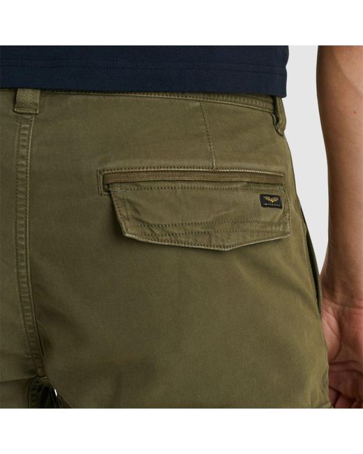 PME LEGEND Cargoshorts in gewaschener Optik in Green für Herren