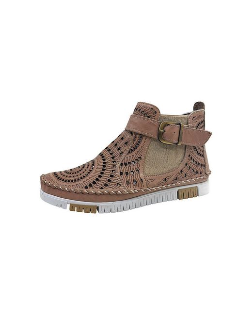 Gemini Brown Schlupfstiefel