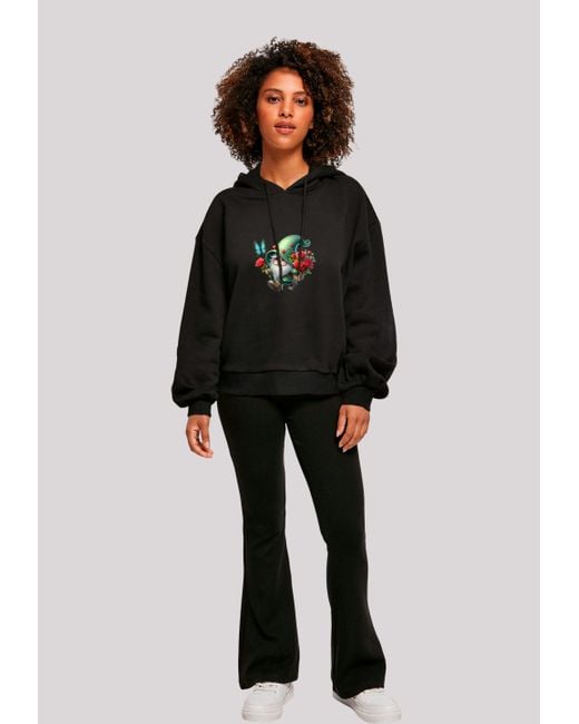 F4NT4STIC Black Sweatshirt Gnom Frühling Blumen Schmetterling Premium Qualität