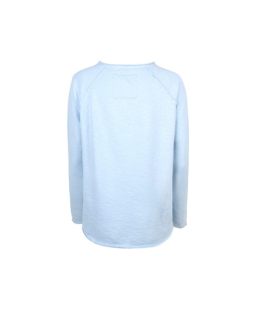 LIEBLINGSSTÜCK Blue Sweatshirt CathrinaEP mit Logoprint